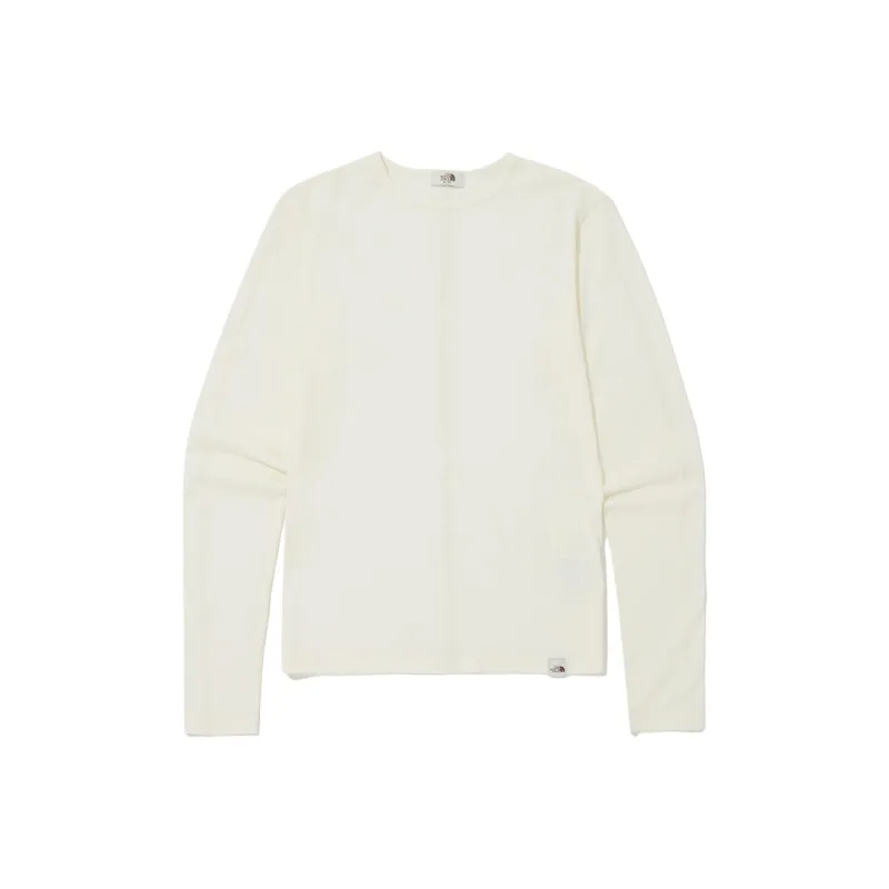 THE NORTH FACE Drop Shoulder Sleeve T Shirt Women's Cream-0