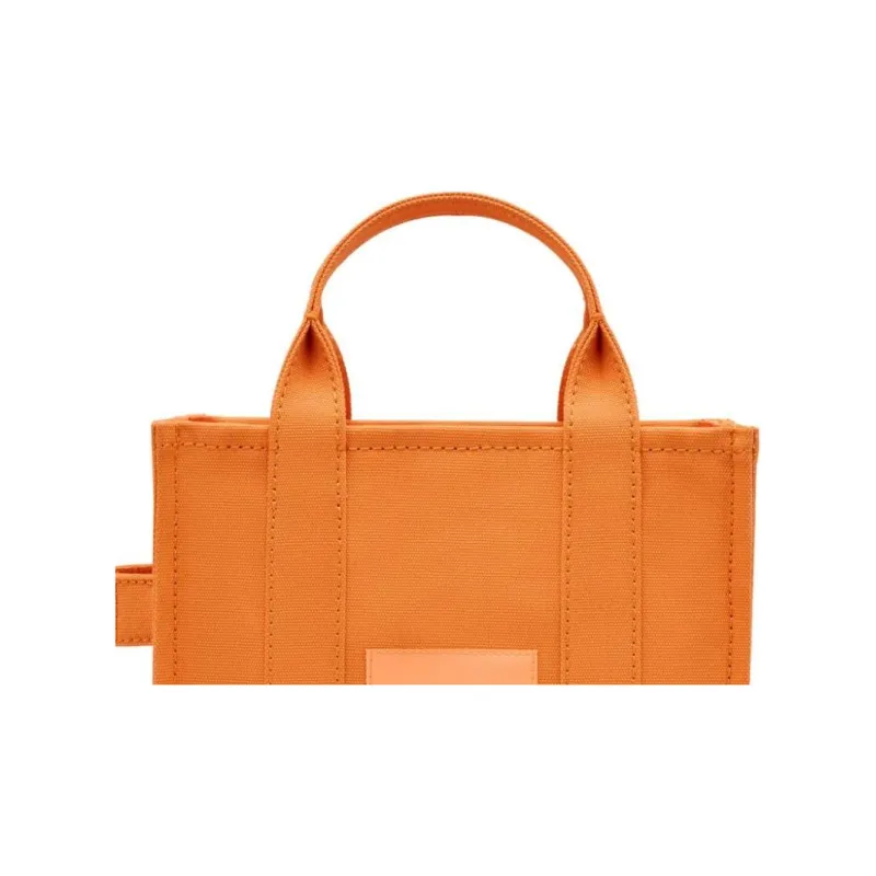 MARC JACOBS Logo Printed Zip-Up Small Tote Bag-4