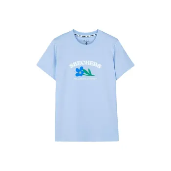 Skechers T Shirt Women's Cashmere Blue