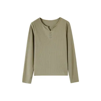 IHIMI T Shirt Women's Matcha Green