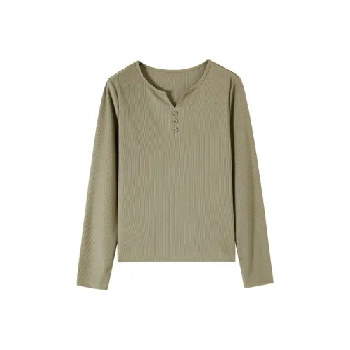 IHIMI T Shirt Women's Matcha Green
