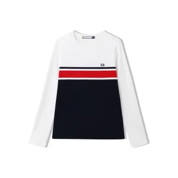 Elle Active T-Shirt Women's Navy Blue/White