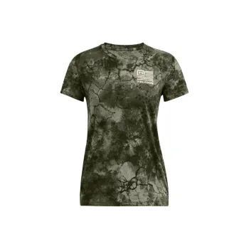 Under Armour Freedom Amp Regular T-Shirt Women's Green