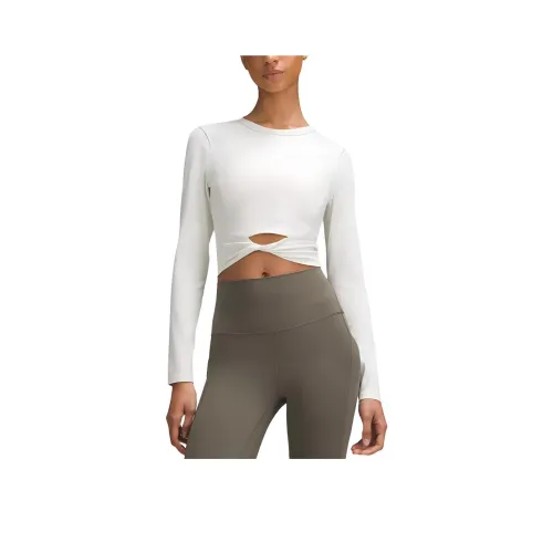 Lululemon Nulu™Cropped Collection Shirt Women's Bone White