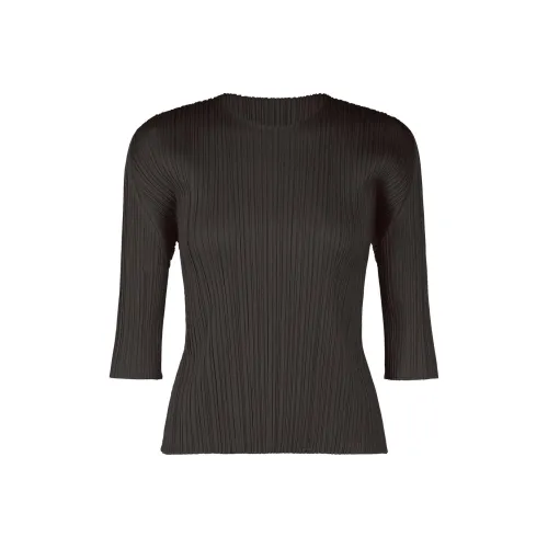 PLEATS PLEASE ISSEY MIYAKE Pleated Crewneck Top