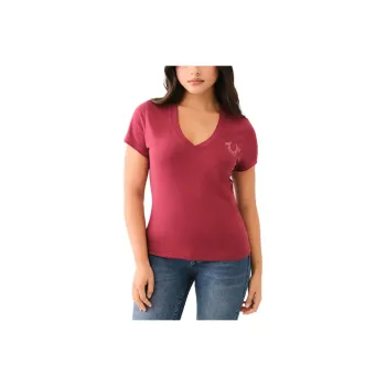 TRUE RELIGION T Shirt Women's Red