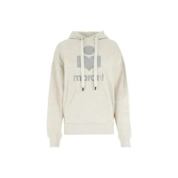ISABEL MARANT ETOILE Mansel Logo Printed Drawstring Hoodie