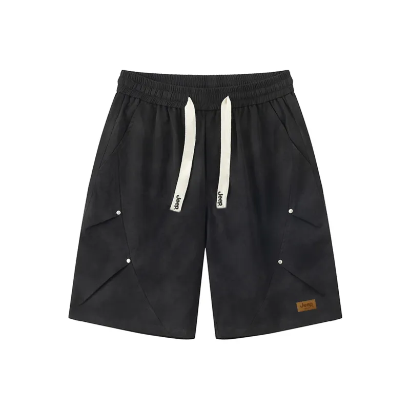 Jeep Leisure Collection Cargo Shorts Men's Black-0