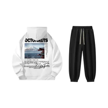 Small Columns Under The Sea Sweatshirt Set Unisex