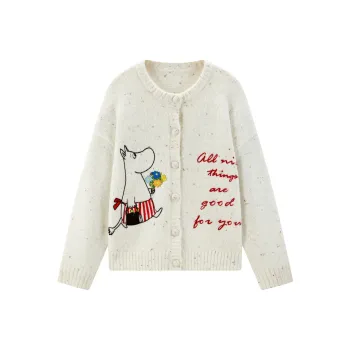 LEDIN Knitwear Women's Mist White