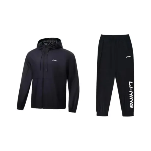 LiNing Smoothie Casual Sportswear Unisex Black