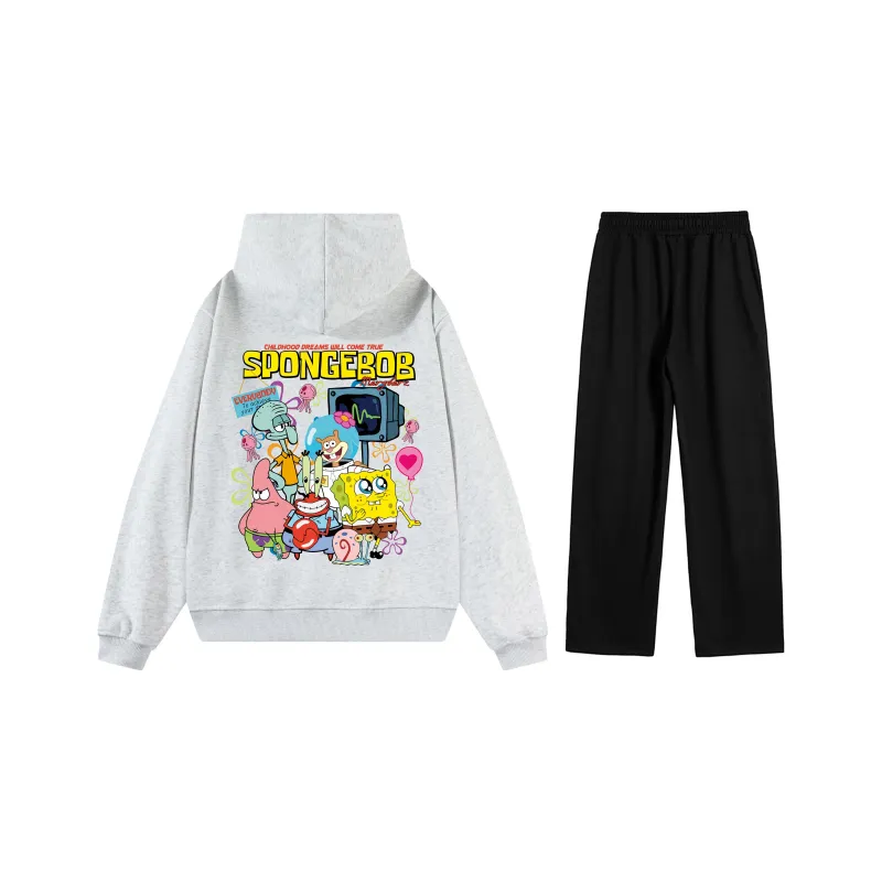 SPONGEBOB SQUAREPANTS Sweatshirt Set Unisex-16