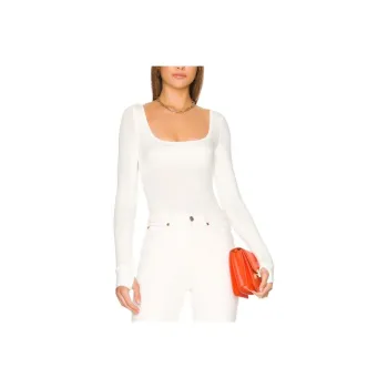 FREE PEOPLE Bodysuits Women's White