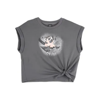 A21 T Shirts Women's Dark Gray