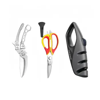 Mad Shark Household Scissors Silver