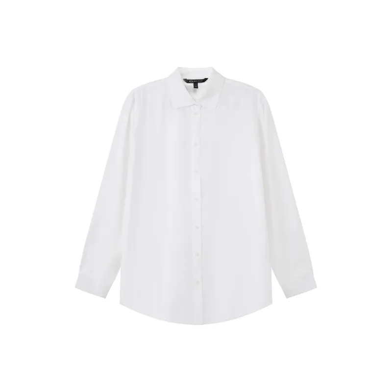ARMANI EXCHANGE SS24 Shirt Women's White-0