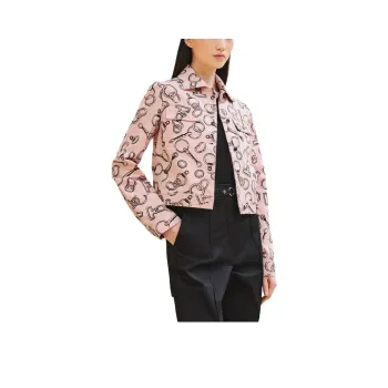 HERMES Jackets & Coats Women's Quartz Pink