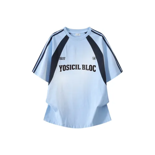 YOSICIL T Shirt Unisex Sky Blue