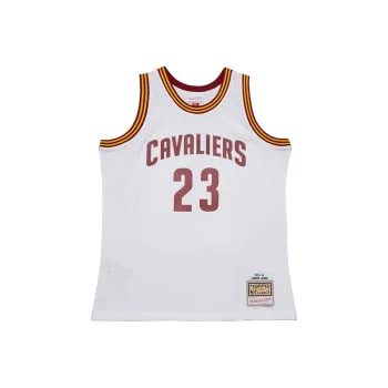 Mitchell & Ness x NBA Cleveland Knight James Basketball Jersey Unisex White