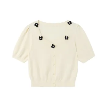 GOELIA Knitwear Women's 05W Ecru