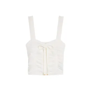 CELINE Gathered Cropped Top
