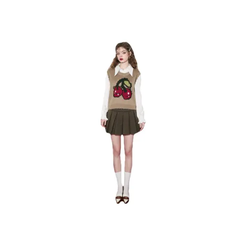 ELF SACK Knitwear Women's Demon Horn Cherry Cafe