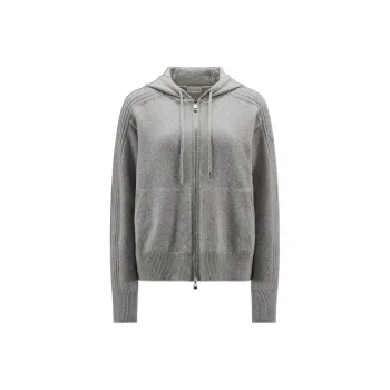 Moncler Cashmere Sweaters Women's Gray