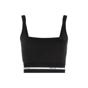 Helmut Lang Logo band Cropped Top