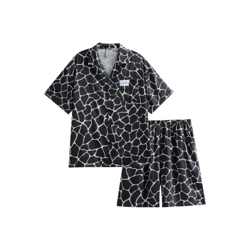 Same Language Pajama Set Men's Sea Blue · Floating Ice