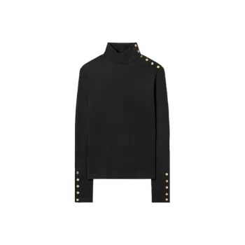 TORY BURCH Button-Detailed Knitted Jumper