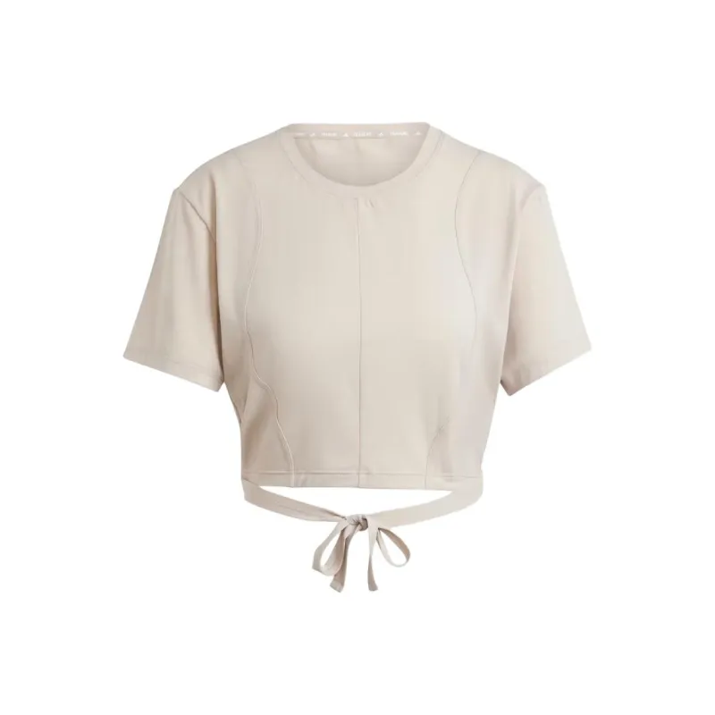 Adidas Women's Yoga T Shirt Wonder Beige-0