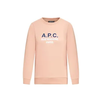 A.P.C Logo Printed Crewneck Sweatshirt