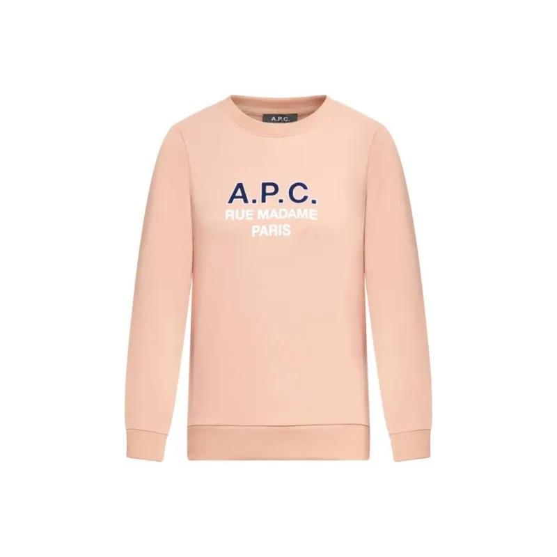 A.P.C Logo Printed Crewneck Sweatshirt-0