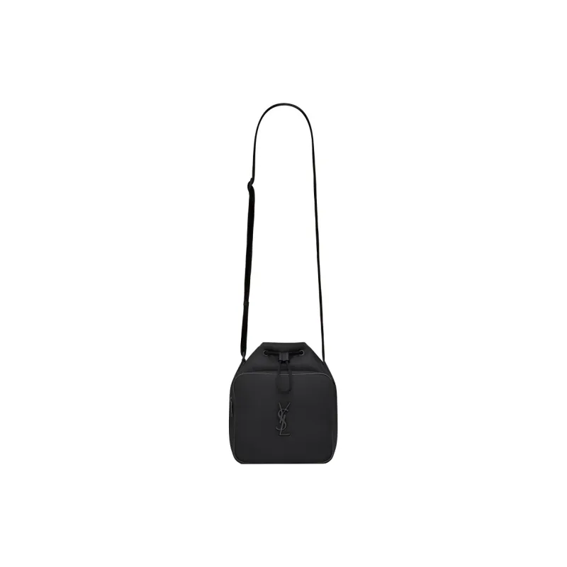 SAINT LAURENT Polyamide Shoulder Bag, Crossbody Bag Men's Black-0