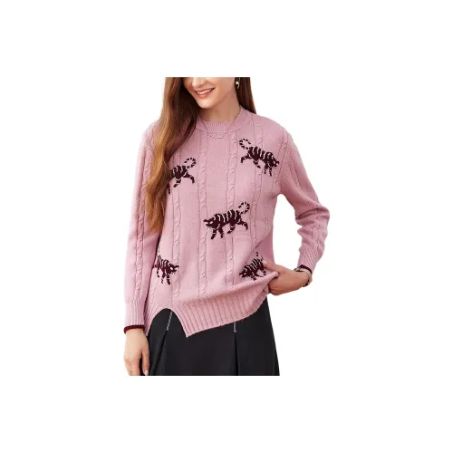 Vidolas Cashmere Sweater Women's Snail Red