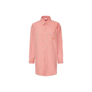 ETRO Logo Embroidered Striped Buttoned Shirt
