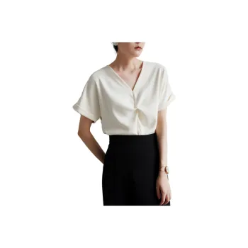 SHALLOW STREAMS Shirt Women's Beige Apricot
