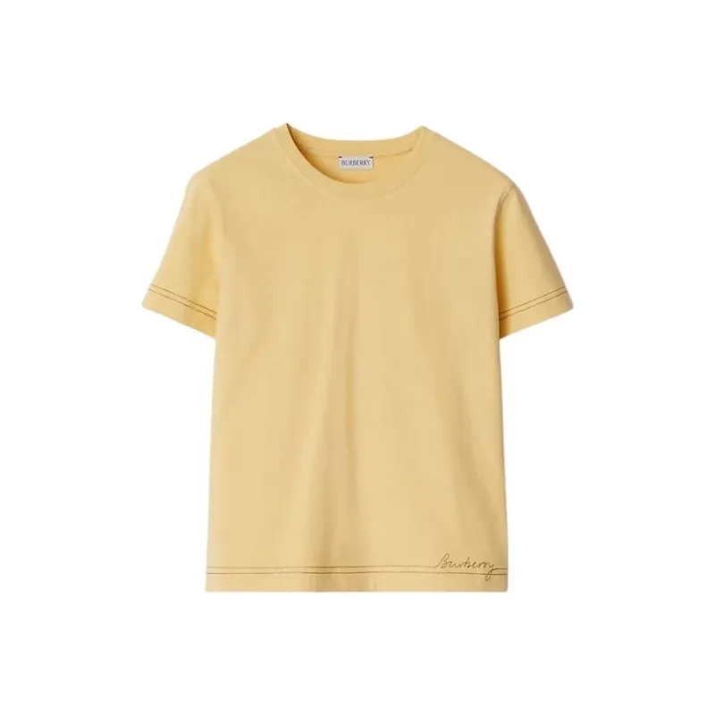 Burberry SS24 T-Shirt Women's Yellow Narcissus Color-0
