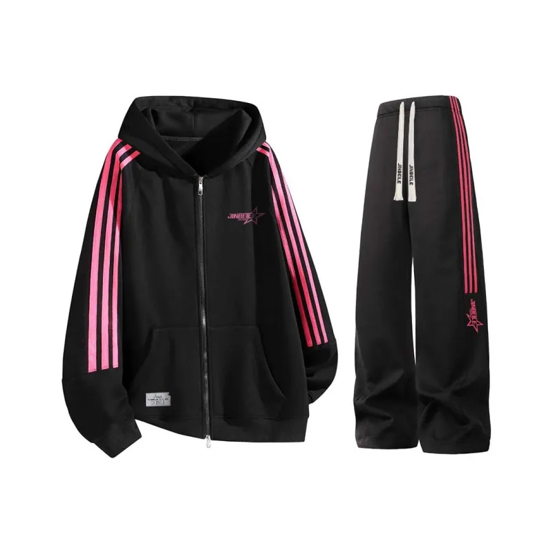 JINBEILE Sweatshirt Sets Unisex-11