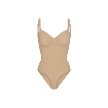 SKIMS SEAMLESS SCULPT BRIEF BODYSUIT Jumpsuit Women's Clay