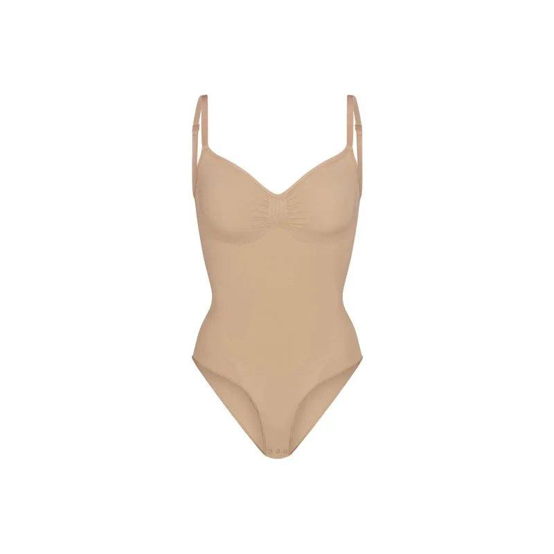 SKIMS SEAMLESS SCULPT BRIEF BODYSUIT Jumpsuit Women's Clay-0
