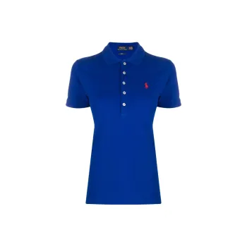 Polo Ralph Lauren Julie Logo embroidered Polo Shirt