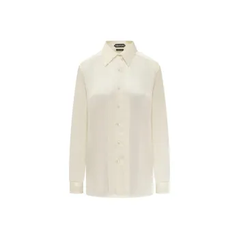 TOM FORD Pintuck Detailed Long Sleeved Shirt