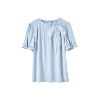 FANQIN T-Shirts Women's Light Blue