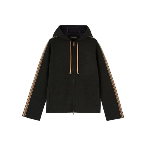 Loro Piana The Suitcase Stripe Bomber Jacket Jackets Coats Women's Black