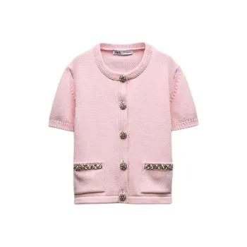 ZARA Knitwear Women's Pink