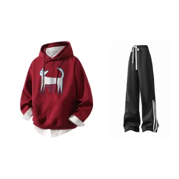 YOSICIL Sweatshirt Sets Unisex