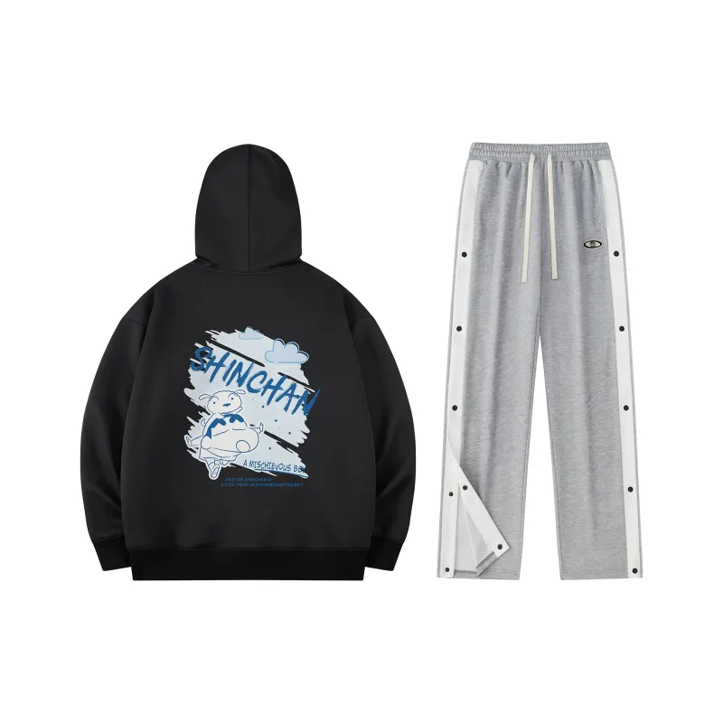 Crayon Shinchan Sweatshirt Set Unisex-30