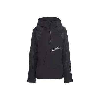 Adidas Terrex Techrock Rain Rdy Anorak Jackets Coats Women's Black