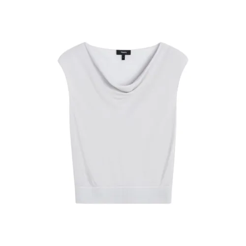 THEORY Shirt Women's Silver White